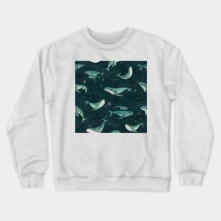 Goodnight little whale Crewneck Sweatshirt